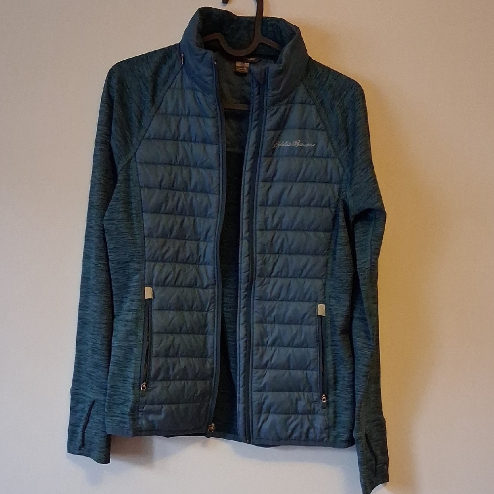 Eddie Bauer Teal Quilted Jacket - Picture 2 of 5